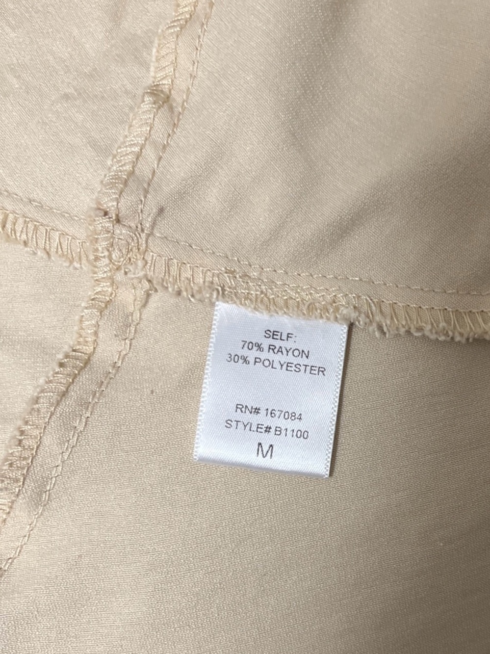 Tuckernuck Pomander Place Tan Ashlen Blouse - Picture 7 of 8